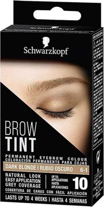 Immagine prodotto Schwarzkopf Brow Tint Colore permanente per sopracciglia 6 - 1 (Dark Blonde)