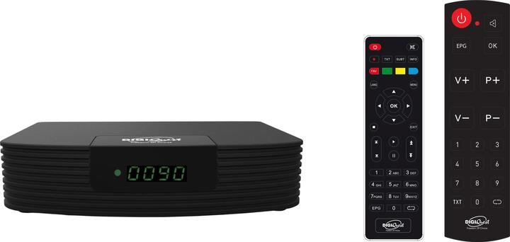 Actual product image Digiquest DGQ990 HD - Full HD REC Terrestrial Decoder - Dual Remote Control