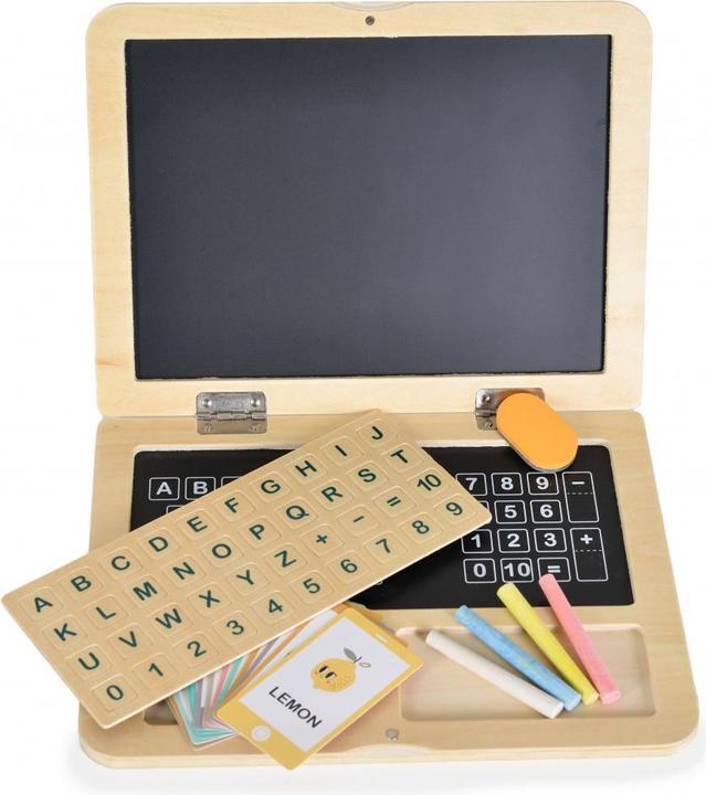 Produktbild Tooky Toy Laptop-Zubehör aus Holz, Puzzle, Science Literek Written Dry Table 58 e.