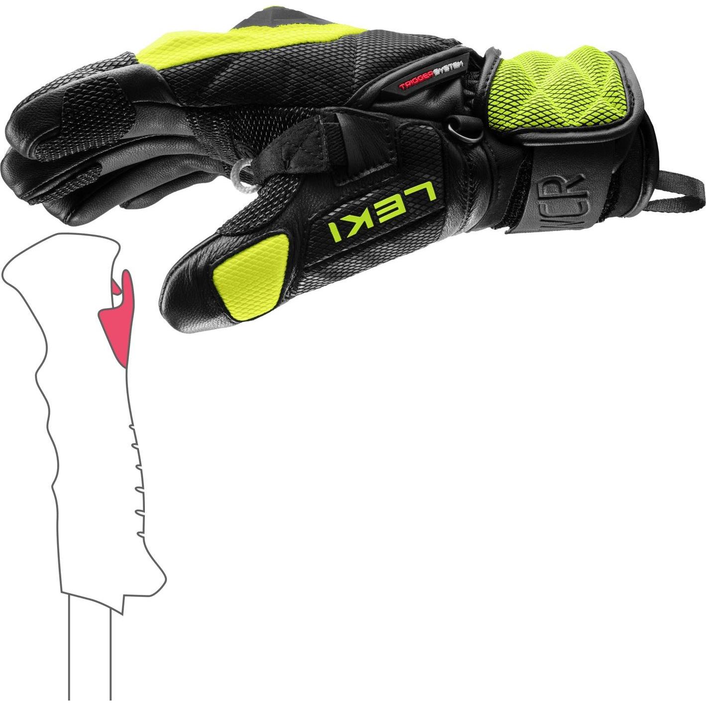 Thumbnail - Leki, Herren, Handschuhe, Venom 3D Junior, Schwarz, (6)