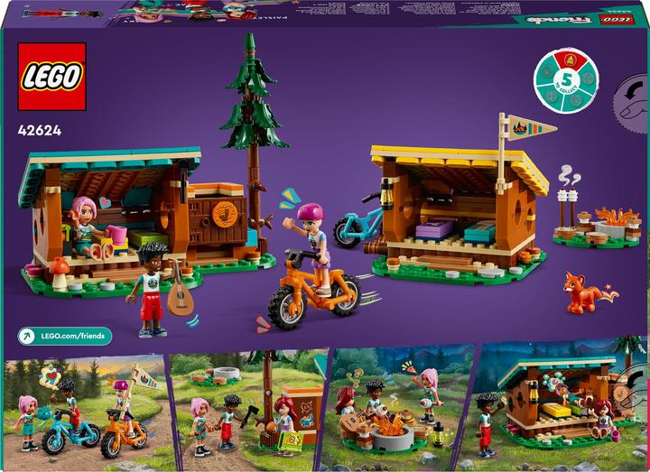 Actual product image LEGO 42624 Cosy huts in the adventure camp (42624, LEGO Friends)