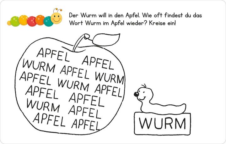 Produktbild Lernraupe – Wortspiele (Deutsch, 3 Jahre)