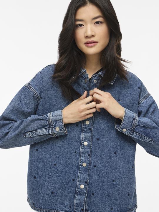 Immagine prodotto Vila VICREEK Print Jeanshemd (38)