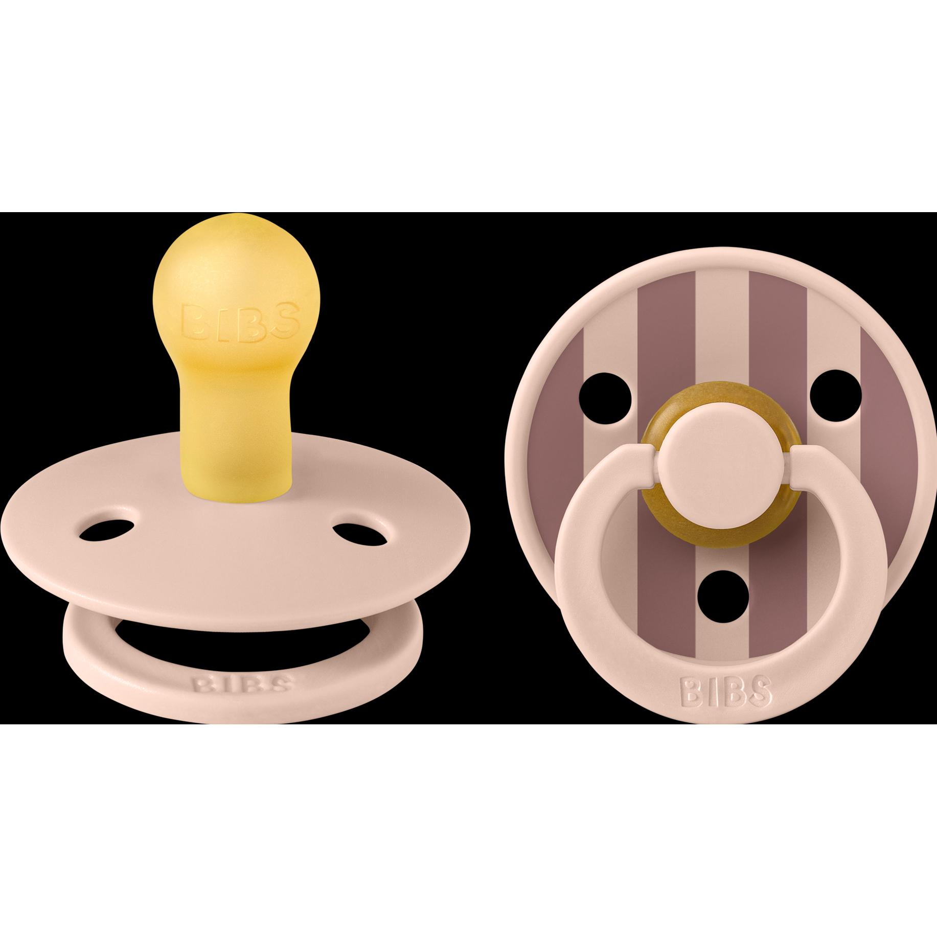 Thumbnail - Bibs, Nuggi, - Pacifier Studio Colour 2 PACK Block Latex - Blush Mix - Size 1 (2 x, ab 12 Monaten)