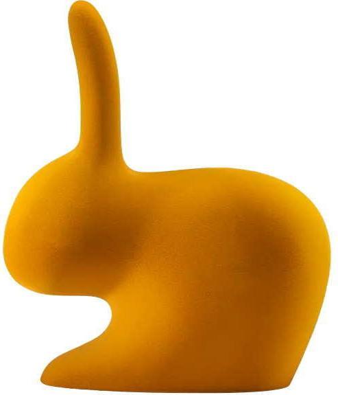 Immagine prodotto Qeeboo Sedia per bambini Rabbit Velvet Oro Scuro (Poltrona per bambini)