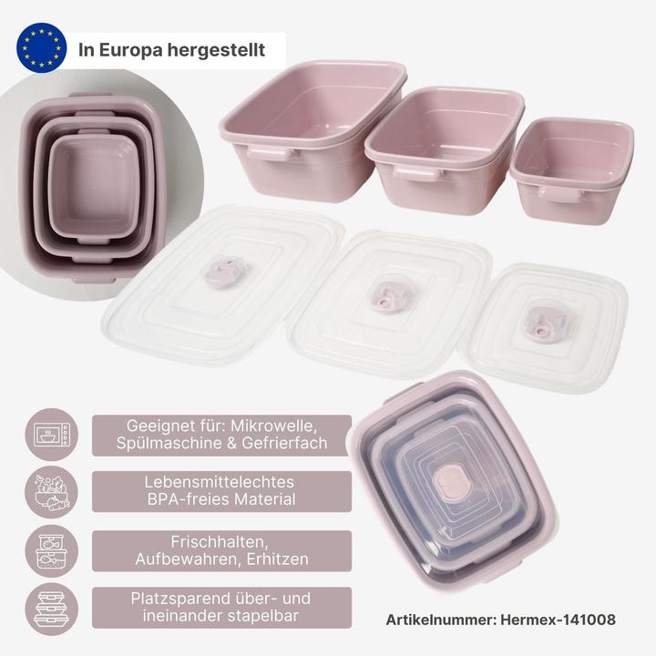 Image du produit Hermex Kit de boîtes à micro-ondes