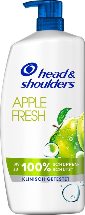 Actual product image Head & Shoulders Apple Fresh (900 ml, Liquid shampoo)