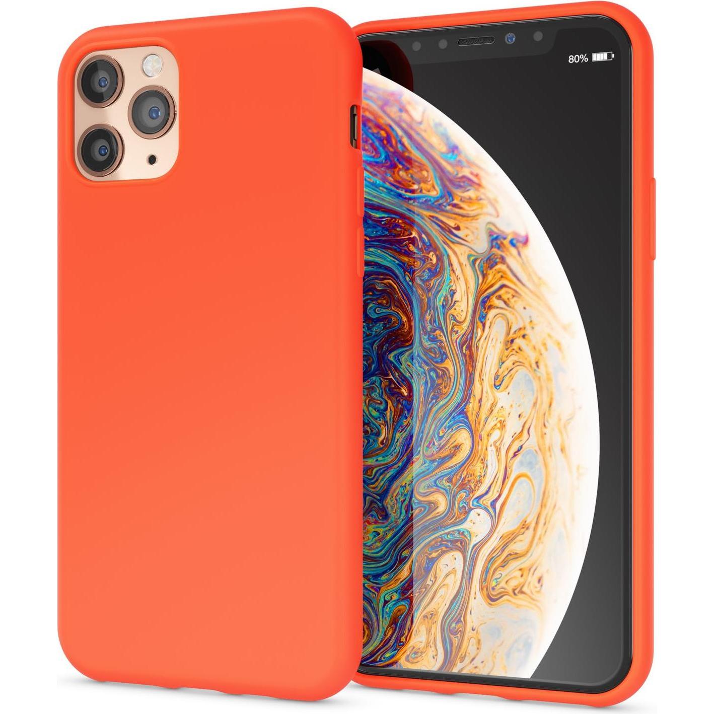 Nalia Neon Hülle (Apple iPhone 11 Pro Max), Smartphone Hülle, Orange