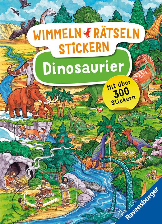 Image du produit Ravensburger Wimmeln, Rätseln, Stickern: Dinosaurier