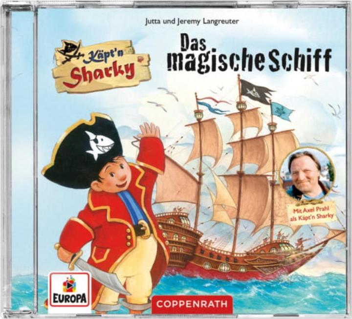 Produktbild CD Hörspiel: Käpt'n Sharky - Das magische Schiff (Silvio Neuendorf, Sky du Mont, Axel Prahl, Andreas Fröhlich, Jutta Langreuter, Jeremy Langreuter, Deutsch)