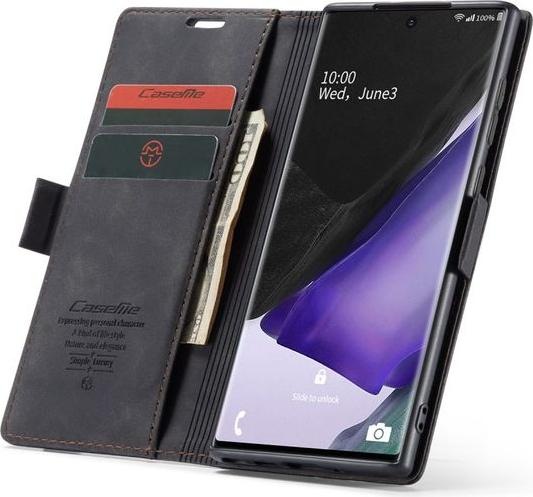 Produktbild Caseme Leder Flip Wallet Case Hülle (Samsung Galaxy Note 20)