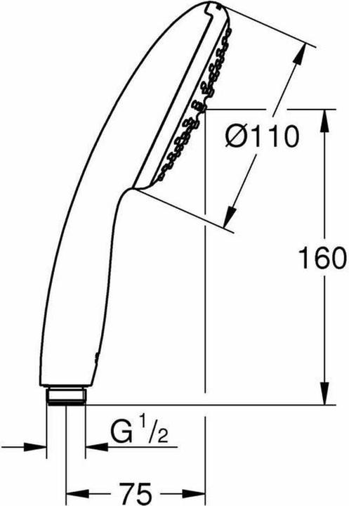 Produktbild Grohe Vitalio Start 110 (7.60 l/min)