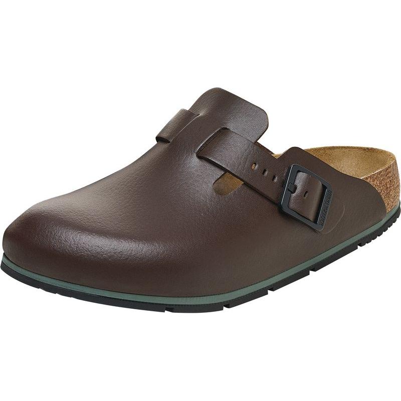 Birkenstock, Herren, Hausschuhe, Sandalen Boston PRO Soft Java, Braun, (41)
