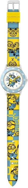 Immagine prodotto Disney Orologio Accutime Minions giallo con cinturino in silicone DMF4107 (Orologio da polso analogico)
