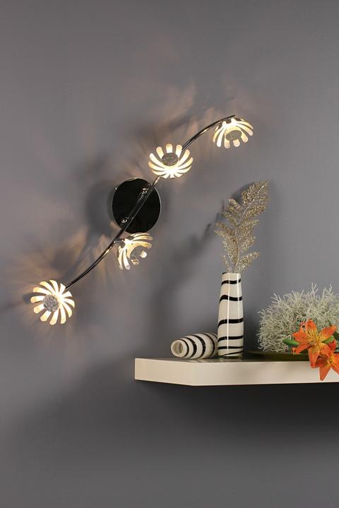 Immagine prodotto Luce ambiente Design LUCE Design Bloom Plafoniera a LED a 4 canali 3000 K 20W argento
