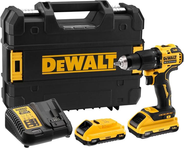 Produktbild DeWalt HAMMER DRILL 18V 65Nm 2x3.0Ah WITHOUT SHEETS DCD709L2T