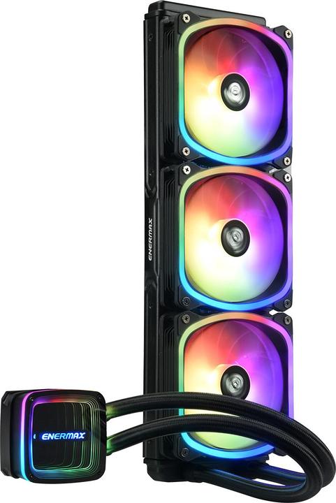 Image du produit Enermax AQUAFUSION ADV ARGB 360 AIO Watercooling CPU Intel LGA1700 AM5 Ready 350W+ TDP 3x 120mm PW