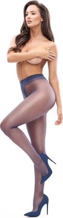 Produktbild MissO MI P101 pantyhose open crotch dark blue 20den XXL (XXL)