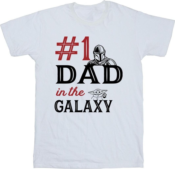 Immagine prodotto Star Wars Mandalorian Number One Dad Maglietta Uomo (3XL)