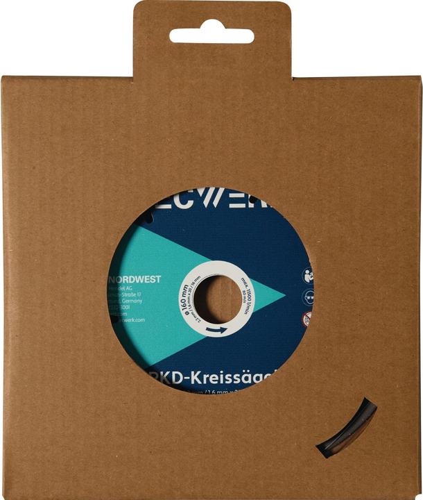 Immagine prodotto Tecwerk Handkreissägeblatt Aussen-Ø 190 mm Zähnezahl 6 PKD Bohrung 30 mm Schnittbreite 2,2 mm