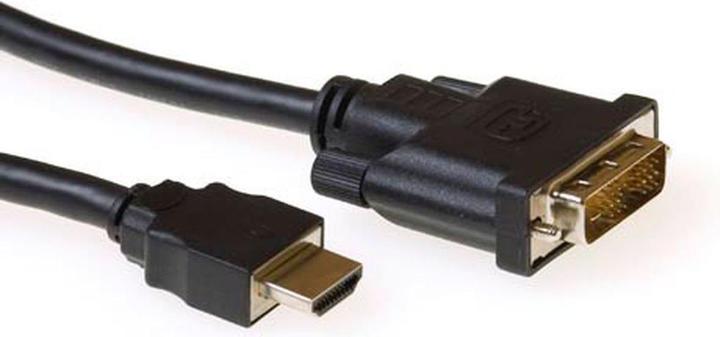 Produktbild ACT Conversion cable HDMI A male to DVI-D male 2,00 m. Length: 2 m Hdmi a (2 m)