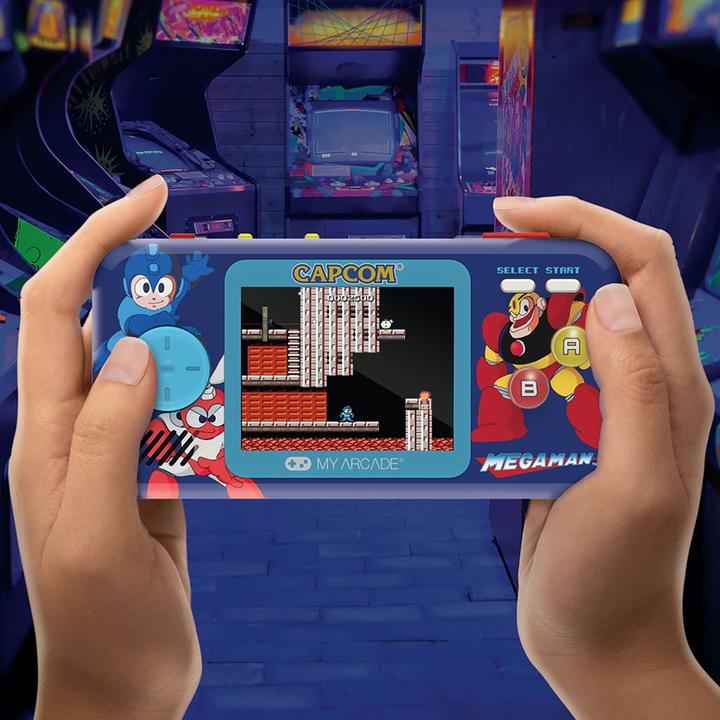 Actual product image MyArcade Pocket Player Pro + Travel Case Mega Man