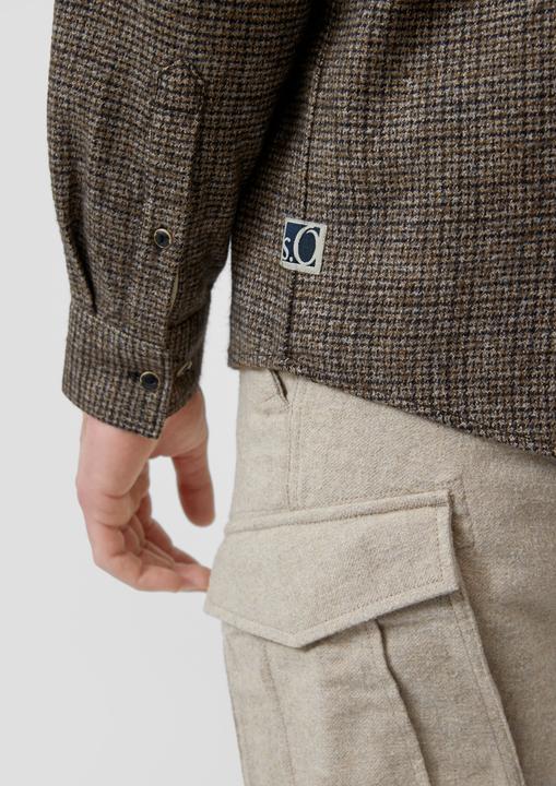 Immagine prodotto s.Oliver Hemd Regular Fit: Flanellhemd mit Button-Down-Kragen (M)