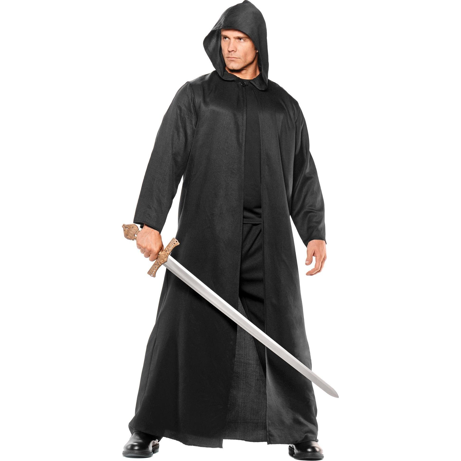 Underwraps Kapuzenmantel schwarz (One Size)