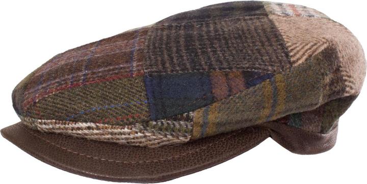 Actual product image Horka Tweed beret with patchwork pattern