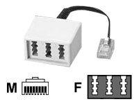 Actual product image Metz Connect 130450440101-E Telephone splitter