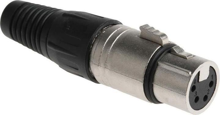 Produktbild RS PRO Kabelbuchse XLR vernickelt 4-polig