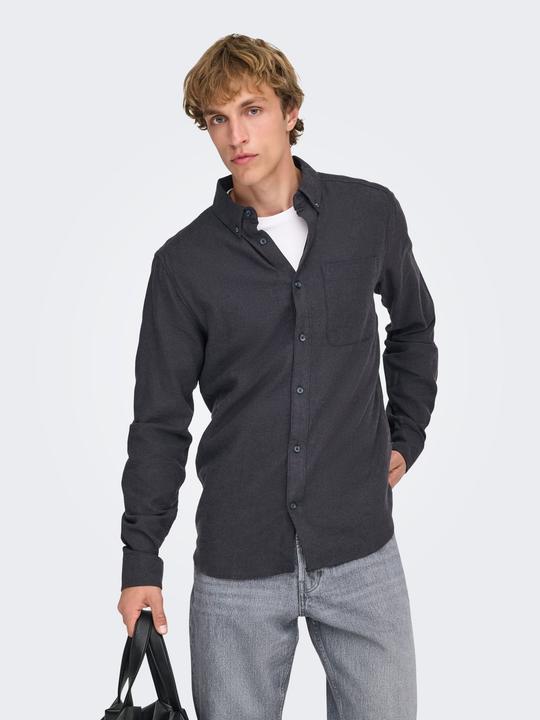 Immagine prodotto Only & Sons Camicia a maniche lunghe a tinta unita (M)