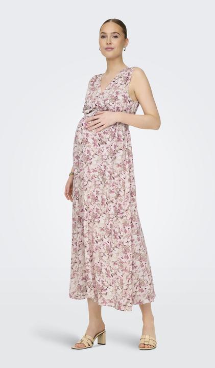 Image du produit Only Maternity Coupe normale Col en V Maternité Robe longue (L)