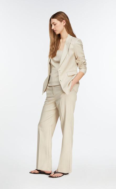 Immagine prodotto Comma Softe Viskose-Glitzergarn-Hose im Straight-Cut (48)