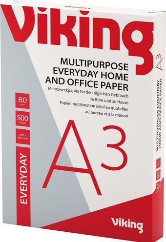 Image du produit Viking Papier à copier Everyday A3 80g (80 g/m², 500 x, A3)