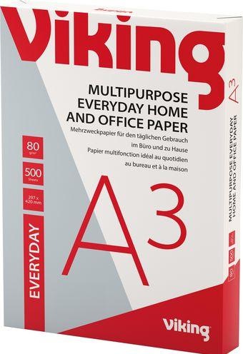 Actual product image Viking Copy paper Everyday A3 80g (80 g/m², 500 x, A3)