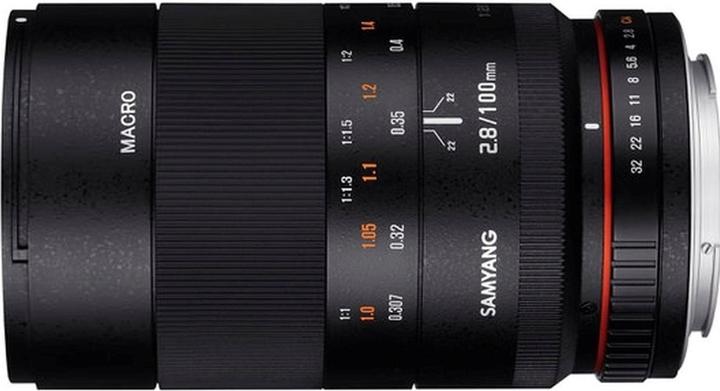 Actual product image Samyang 100mm f/2.8 ED UMC Macro - Fujifilm XF (Fujifilm X, full size)