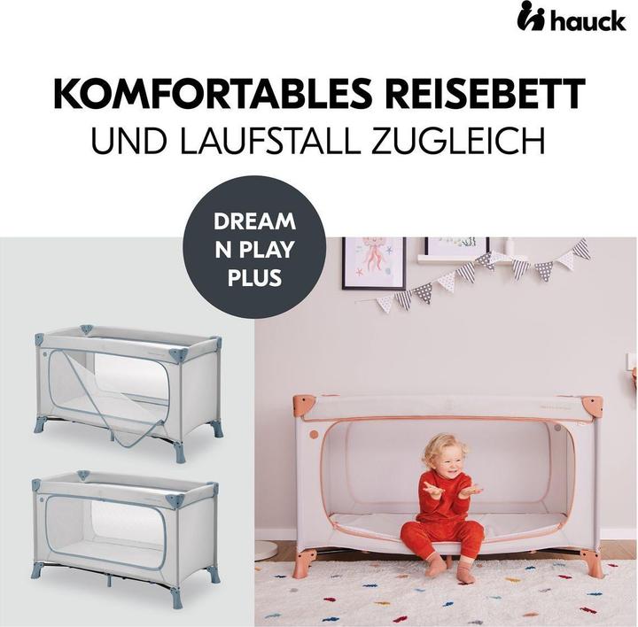 Actual product image Hauck Reisebetten Reisebett Set Dream N Play Plus inkl. Spielzelt (120 x 60 cm)