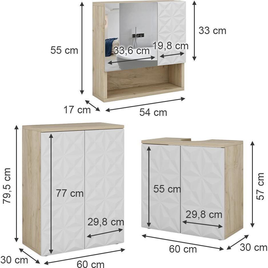 Thumbnail - Vicco, Badmöbelset, Edge