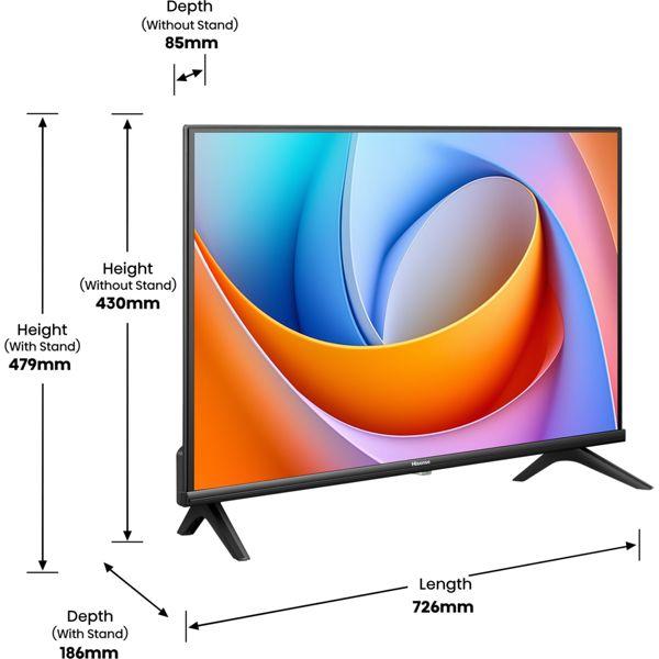 Immagine prodotto Hisense 32A4Q (32", LED, LCD, Pronto per l'HD, 2025)