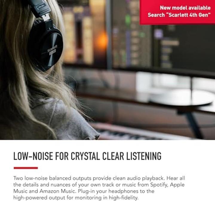 Actual product image Focusrite Scarlett solo 3rd gene (USB)