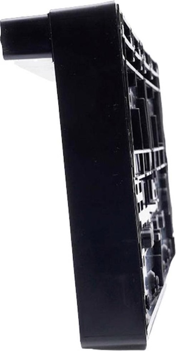 Actual product image WAS W253 2120 Licence plate holder, reflector (W x H x D) 584 x 163 x 32mm (Front)