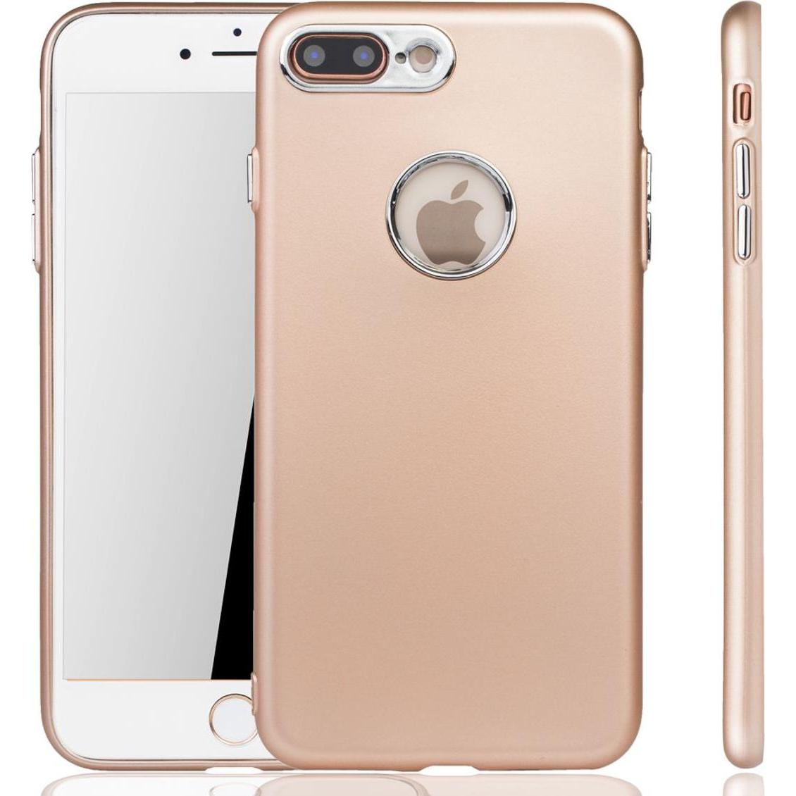 König Design Apple iPhone 7 Plus Hülle Case Handy Cover Schutz Tasche Schutzhülle Bumper Gold (Apple iPhone 7 Plus), Sma...