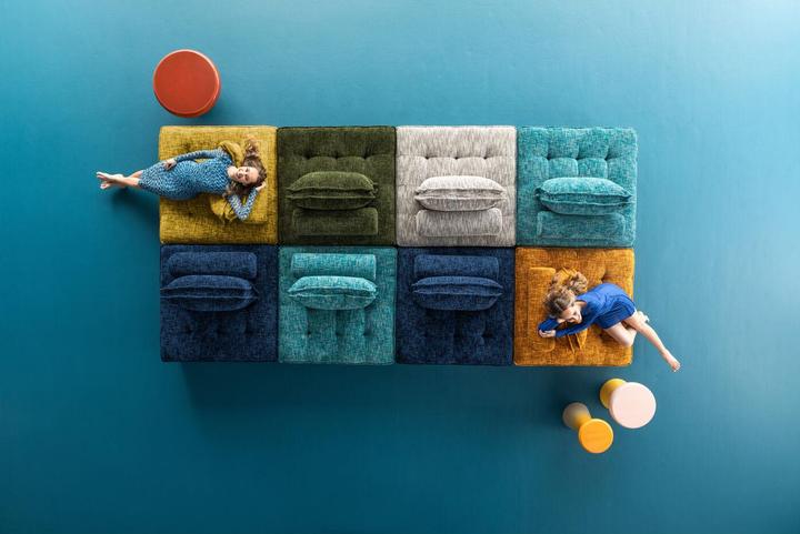 Produktbild Kare Design Sofa Element Portofino Hellblau