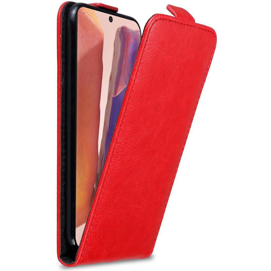 Thumbnail - Cadorabo Flip wie Invis Cover (Samsung Galaxy Note 20), Smartphone Hülle, Rot