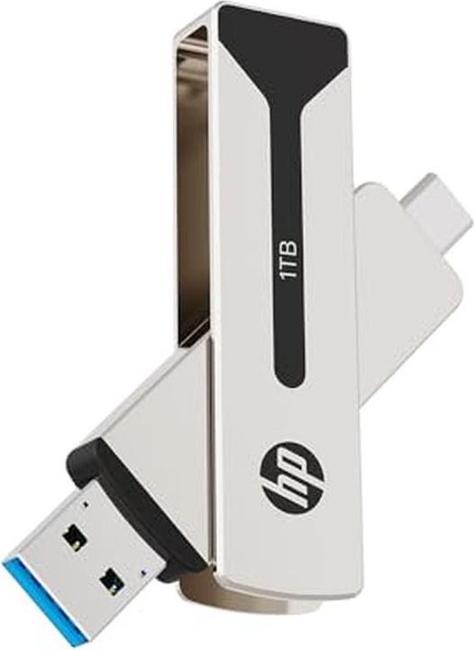 Productafbeelding PNY USB-stick 1TB HP Solid State Grade OTG Type-C 911 Pro (1000 GB, USB-A, USB-C)