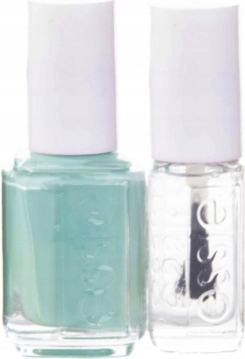 Essie Set manichiura/pedichiura Nail Lacquer No.99 Mint Candy Apple, 13.5ml Topcoat Good to go, 5ml (99 Mint Candy Apple, Farblack, Top Coat)
