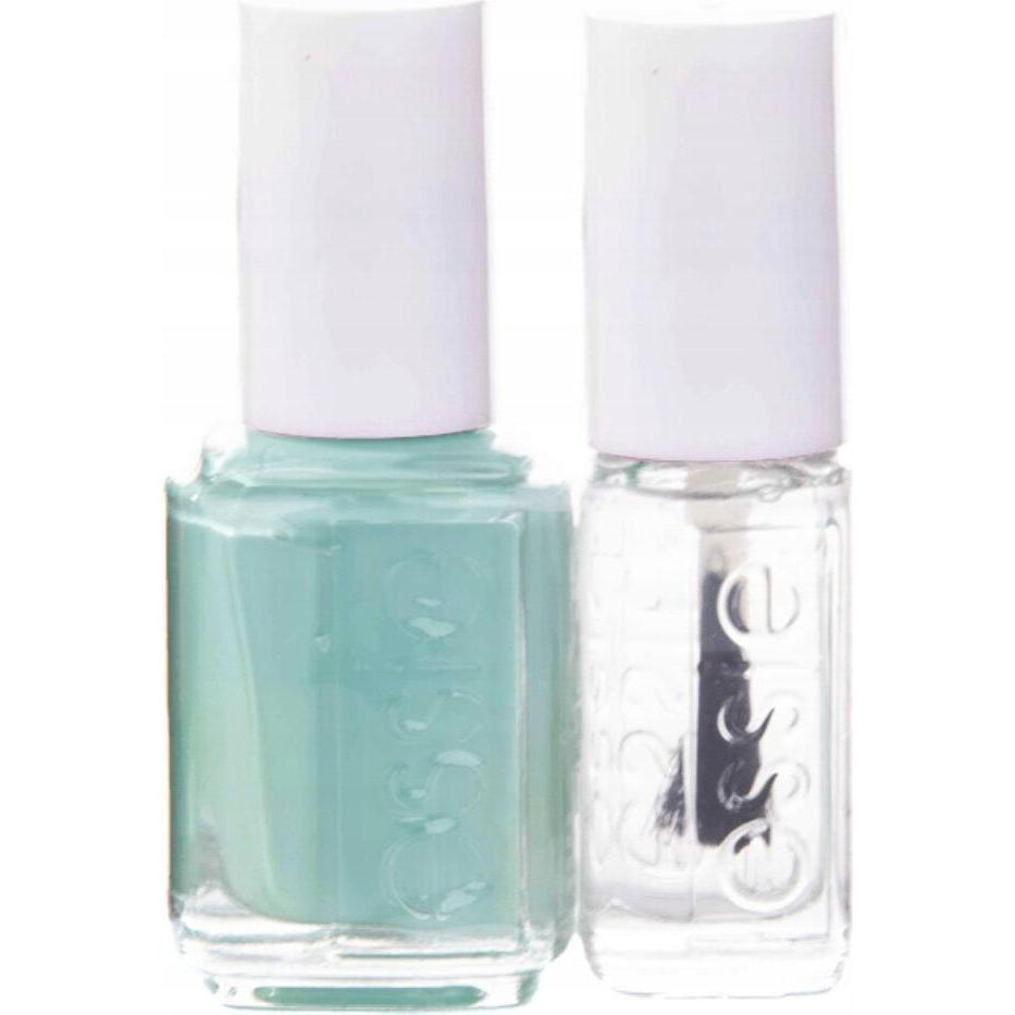 Essie Grün Nagellack, Set Manichiura/Pedichiura Nail Lacquer No.99 Mint Candy Apple, 13.5Ml Topcoat Good To Go, 5Ml (99 Mint Candy Apple, Farblack)