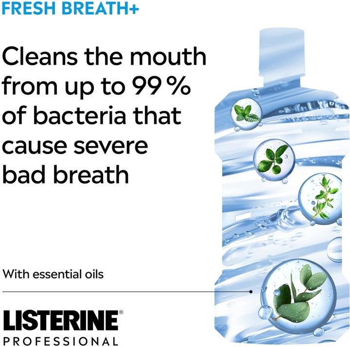 Produktbild Listerine Mundwasser Professional Fresh Breath+ 500 ml (500 ml, Mundwasser)