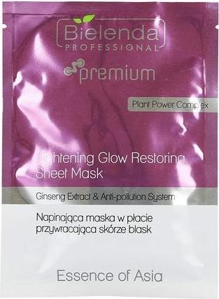 Produktbild Bielenda Professionelle Essence Of Asia Straffende Glow Wiederherstellende Blattmaske 25g